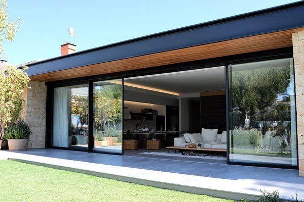 toughened glass sliding upvc doorsfb
